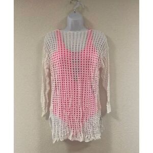 NWOT Wander Agio net crochet swimsuit‎ coverup